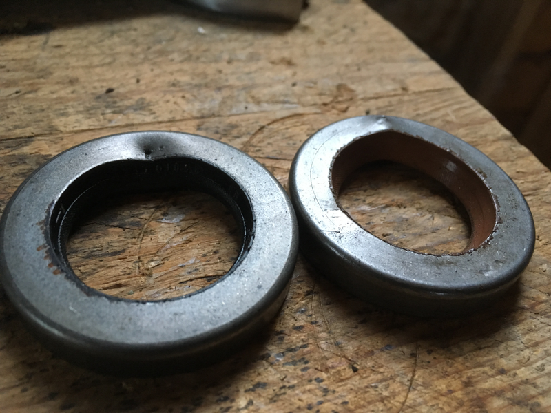 New on right, old on left.